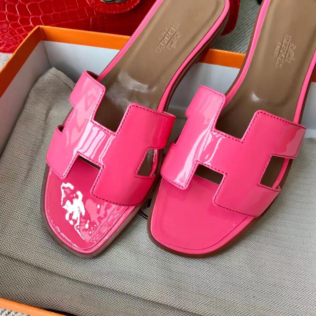 에르메스 올수공 오란 슬리퍼 샌들 페이던트 22